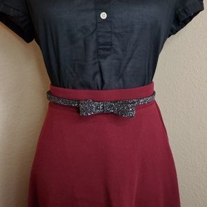 Glitter Bow Belt